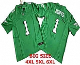 Men's Philadelphia Eagles #1 Jalen Hurts Kelly Green FUSE Vapor Limited Throwback Jersey,baseball caps,new era cap wholesale,wholesale hats